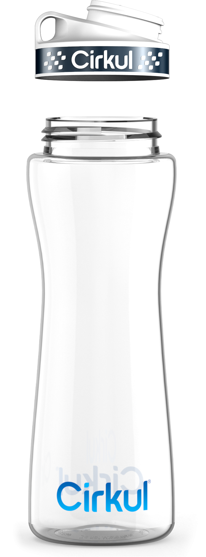 Custom 22oz. Plastic Bottle & Comfort Grip Lid - US 7339