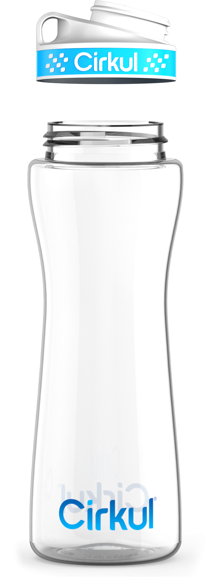 Custom 22oz. Plastic Bottle & Comfort Grip Lid - US 0844