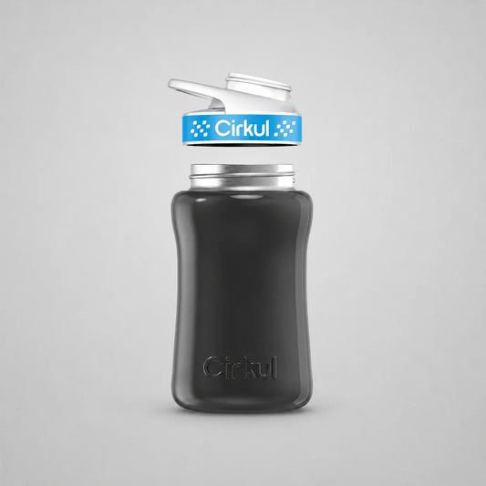 12oz. Stainless Steel Bottle & Comfort Grip Lid - US 9925