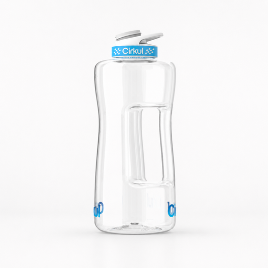 62oz. Plastic Bottle & Comfort Grip Lid - US 3723