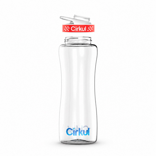 32oz. Plastic Bottle & Comfort Grip Lid - US 7696