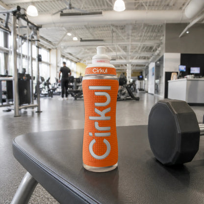 32oz. Grip Squeeze® Plastic Bottle & Sport Lid - US 3372