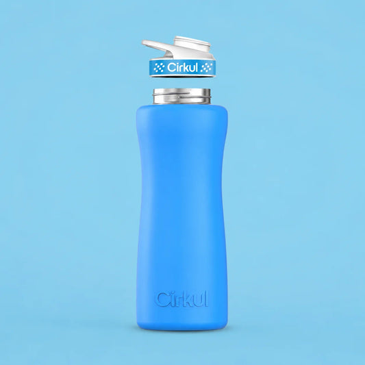 32oz. Stainless Steel Bottle & Comfort Grip Lid - US 7145