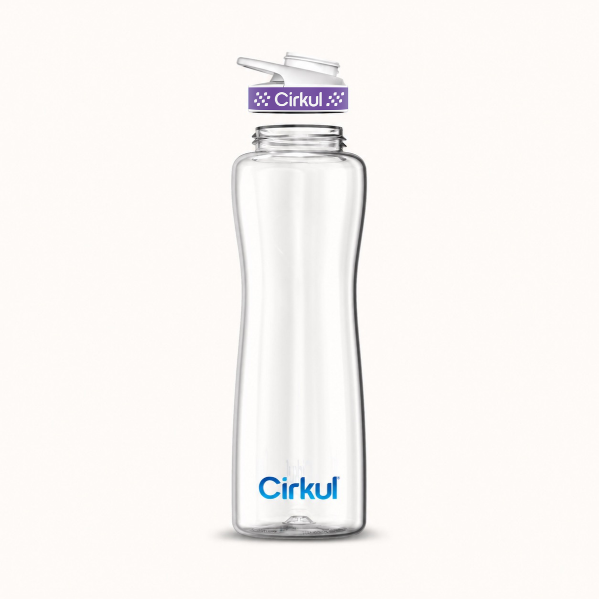 42oz. Plastic Bottle & Comfort Grip Lid - US 1806
