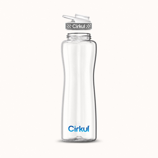 42oz. Plastic Bottle & Comfort Grip Lid - US 5963