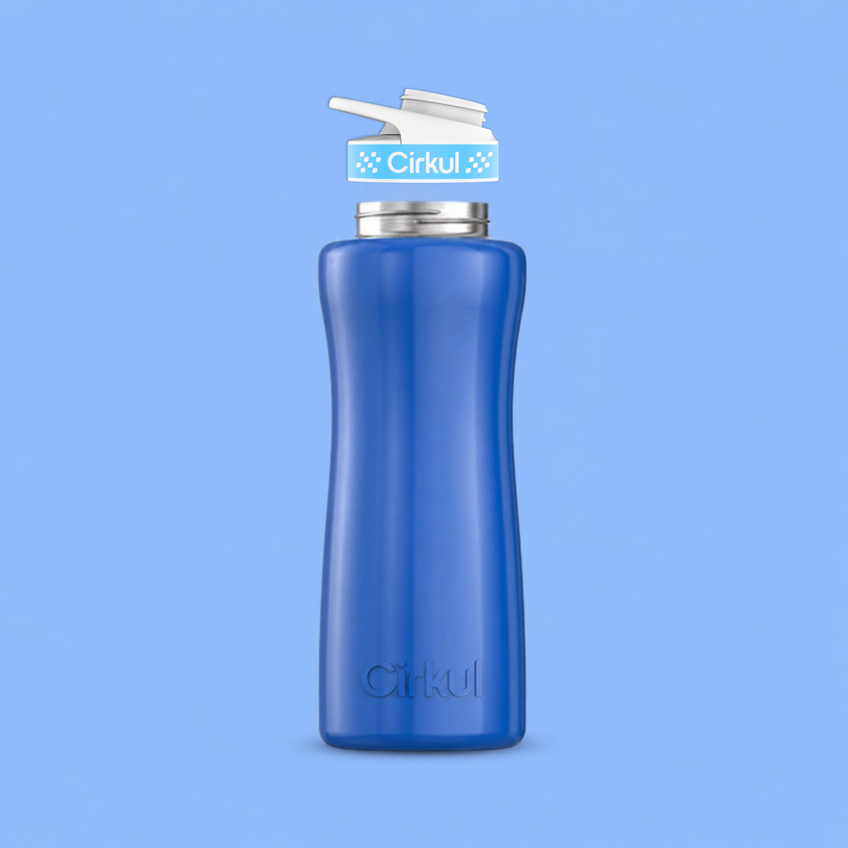 32oz. Stainless Steel Bottle & Comfort Grip Lid - US 3089
