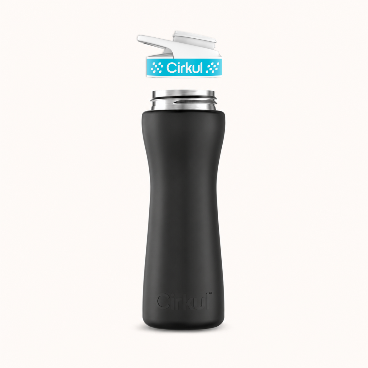 22oz. Stainless Steel Bottle & Comfort Grip Lid - US 8732