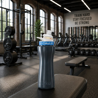 22oz. Stainless Steel Bottle & Comfort Grip Lid - US 0038