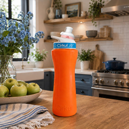 22oz. Stainless Steel Bottle & Comfort Grip Lid - US 0749