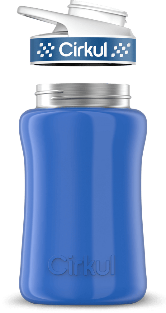Custom 12oz. Stainless Steel Bottle & Comfort Grip Lid - US 3384