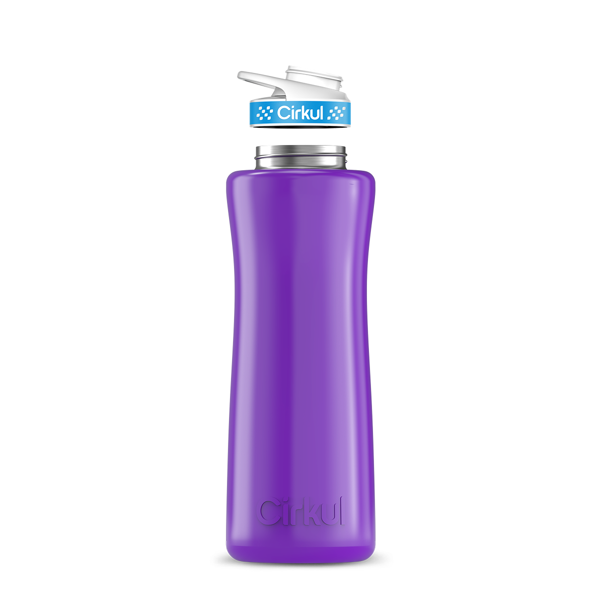42oz. Stainless Steel Bottle & Comfort Grip Lid - US 3918