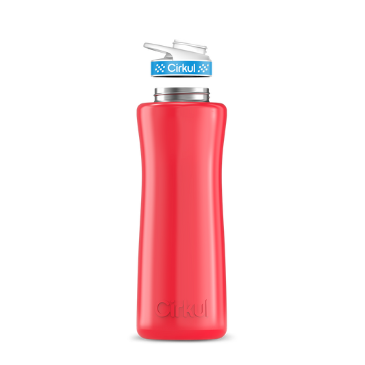 42oz. Stainless Steel Bottle & Comfort Grip Lid - US 3332
