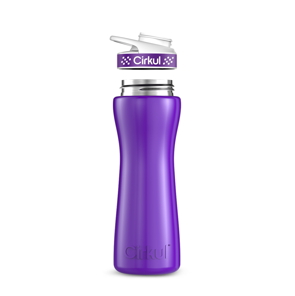 Custom 22oz. Stainless Steel Bottle & Comfort Grip Lid - US 9054