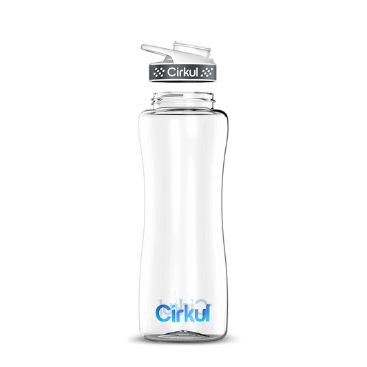 Custom 32oz. Plastic Bottle & Comfort Grip Lid - US 1868