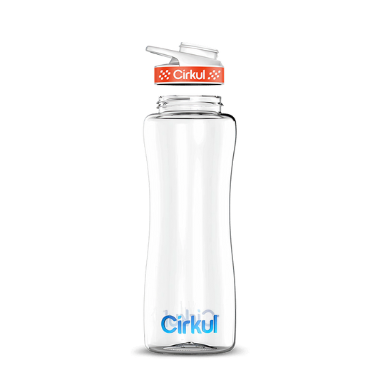 Custom 32oz. Plastic Bottle & Comfort Grip Lid - US 1389