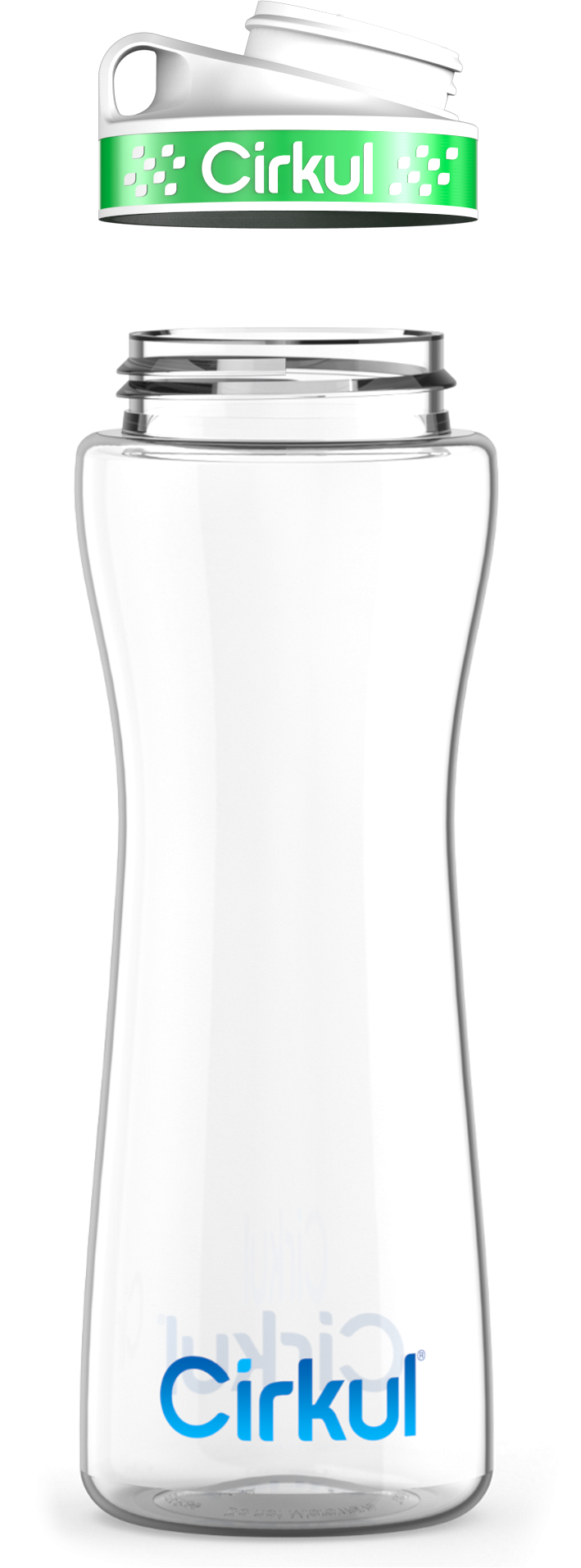 Custom 22oz. Plastic Bottle & Comfort Grip Lid - US 2593
