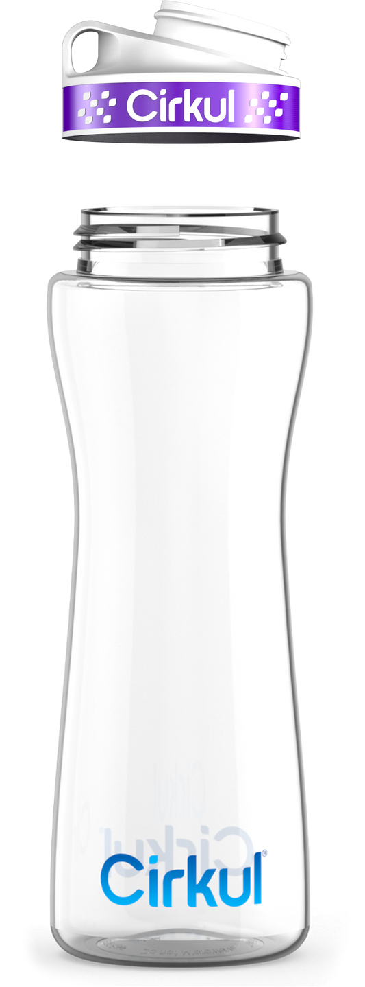 Custom 22oz. Plastic Bottle & Comfort Grip Lid - US 8808